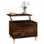 Voir la diapositive 5 : VIDAXL Table basse Chene fume 60x44,5x45 cm Bois d'ingenierie
