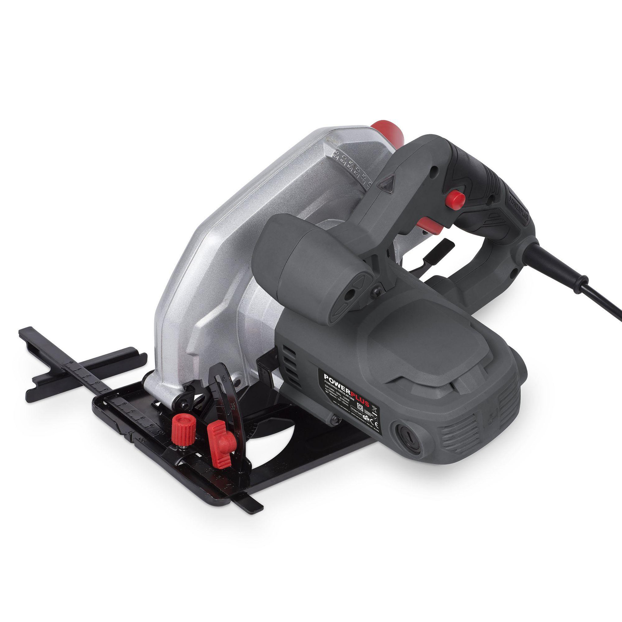Voir la diapositive 2 : POWERPLUS Scie circulaire 1200 w  Powerplus