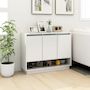 Voir la diapositive 3 : VIDAXL Buffet Blanc 97x31x75 cm Bois d'ingenierie