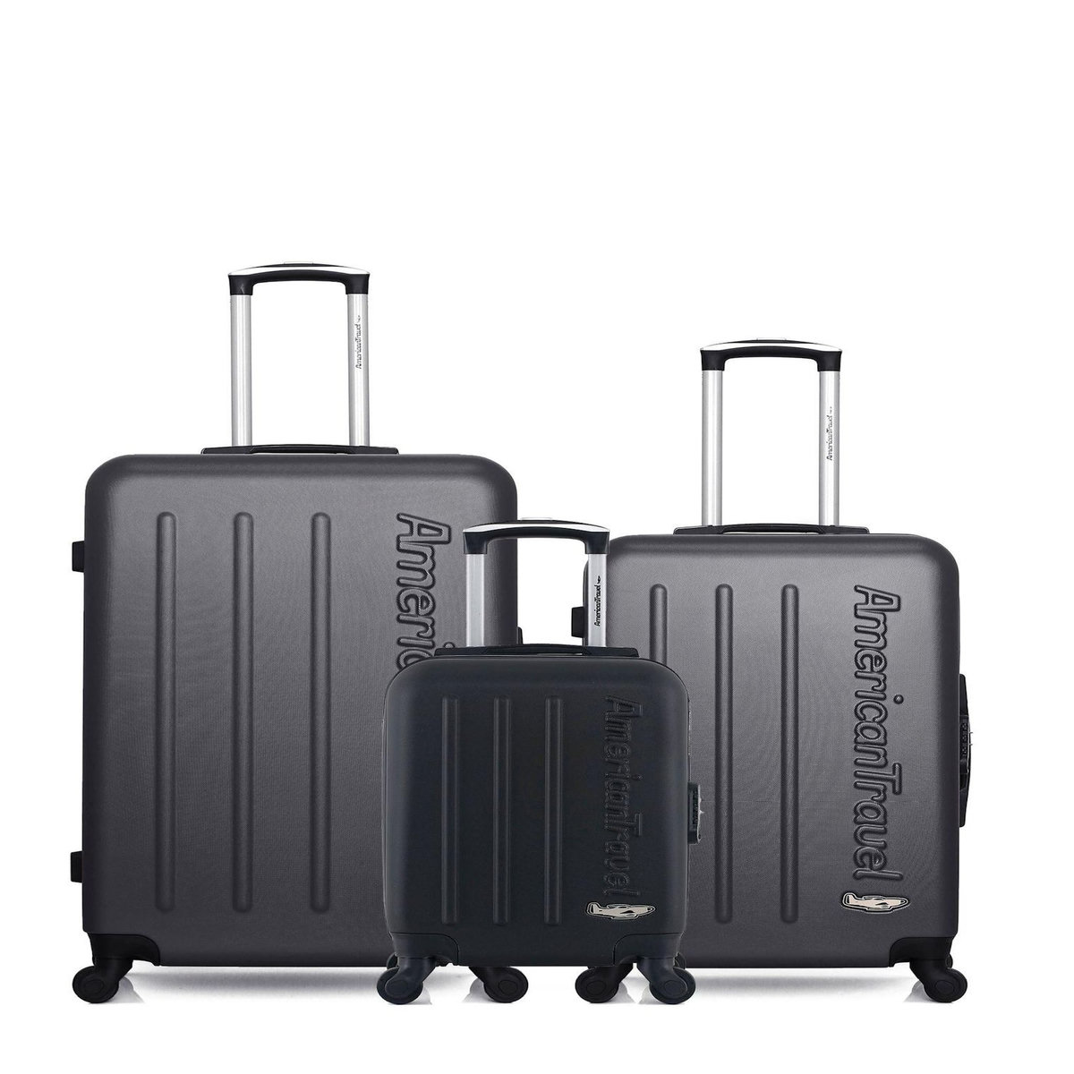 AMERICAN TRAVEL AMERICAN TRAVEL - LOT DE 3 - Valises grand format, weekend et cabine XXS BRONX