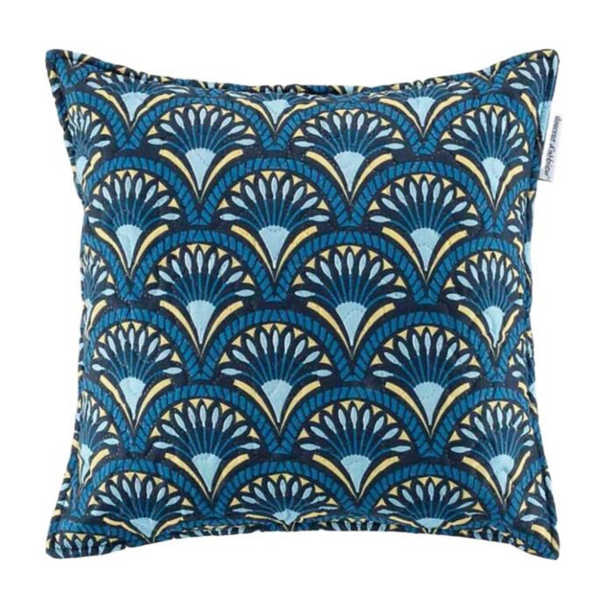 Paris Prix Housse de Coussin à Motifs  Come  60x60cm Bleu