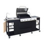 Voir la diapositive 2 : SWEEEK Barbecue au gaz D'Artagnan cuisine extérieure 5 brûleurs évier avec housse