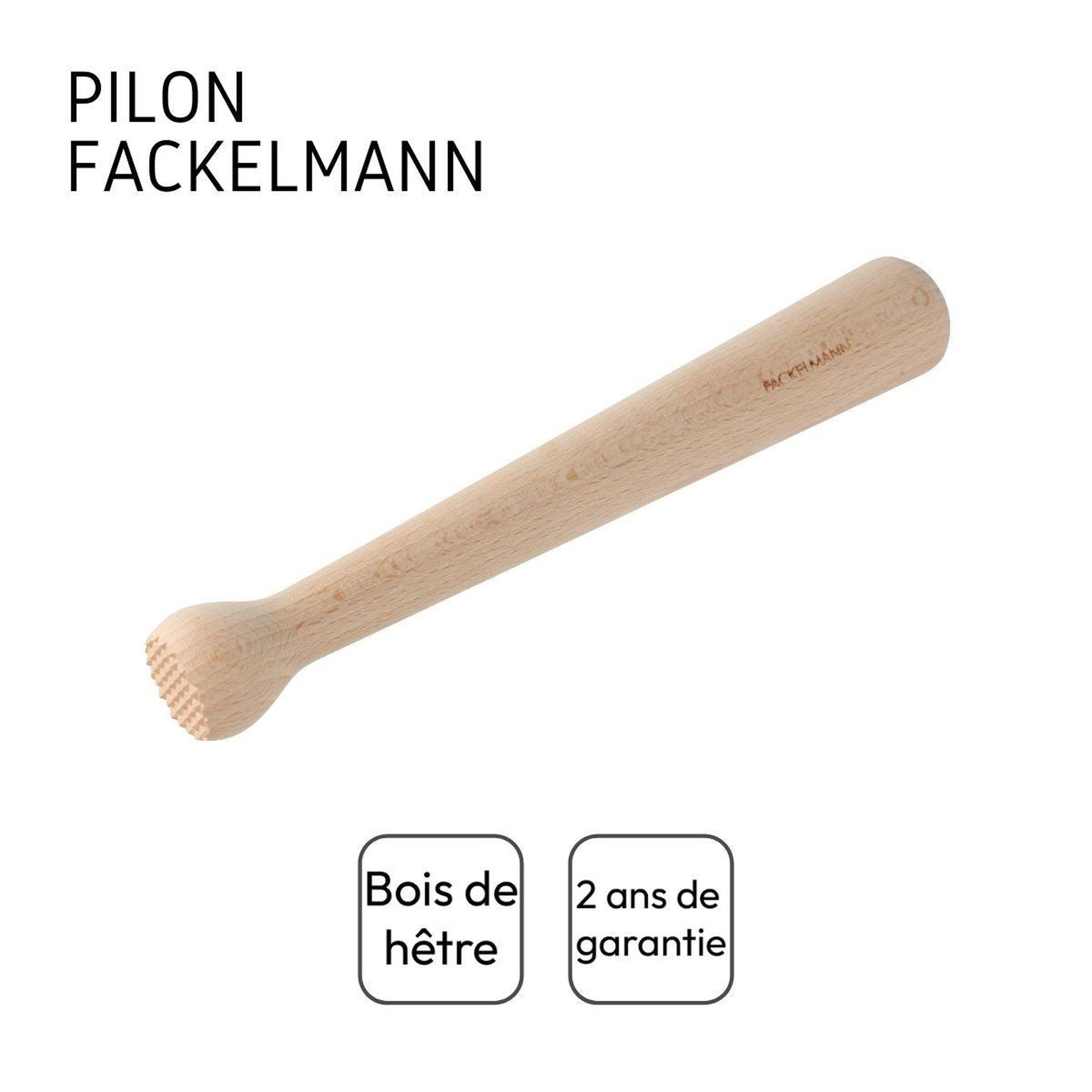 Voir la diapositive 4 : Fackelmann Pilon en bois pour cocktails en bois fackelmann