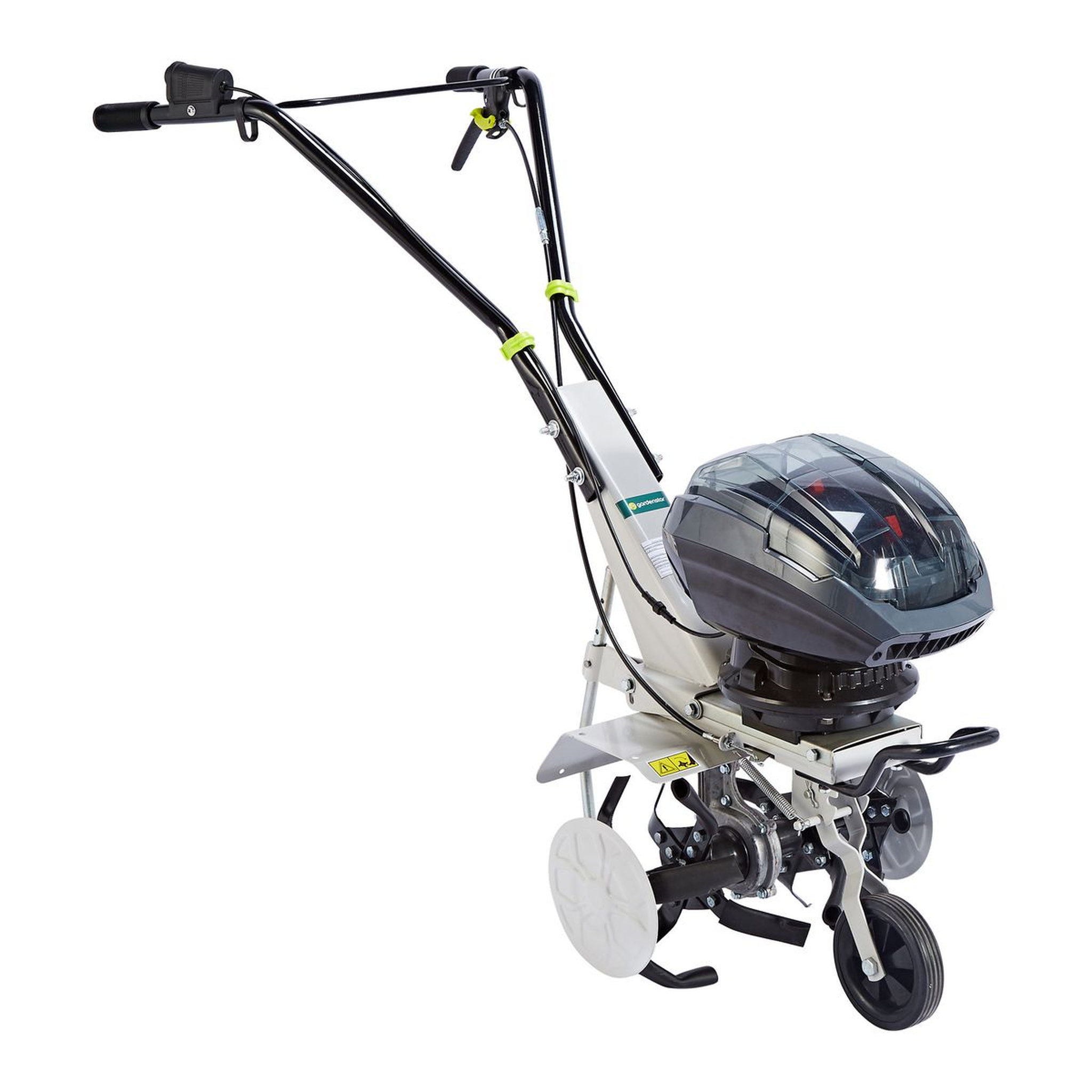 Voir la diapositive 1 : GARDENSTAR Motobineuse 4 lames 80V sans batterie ni chargeur