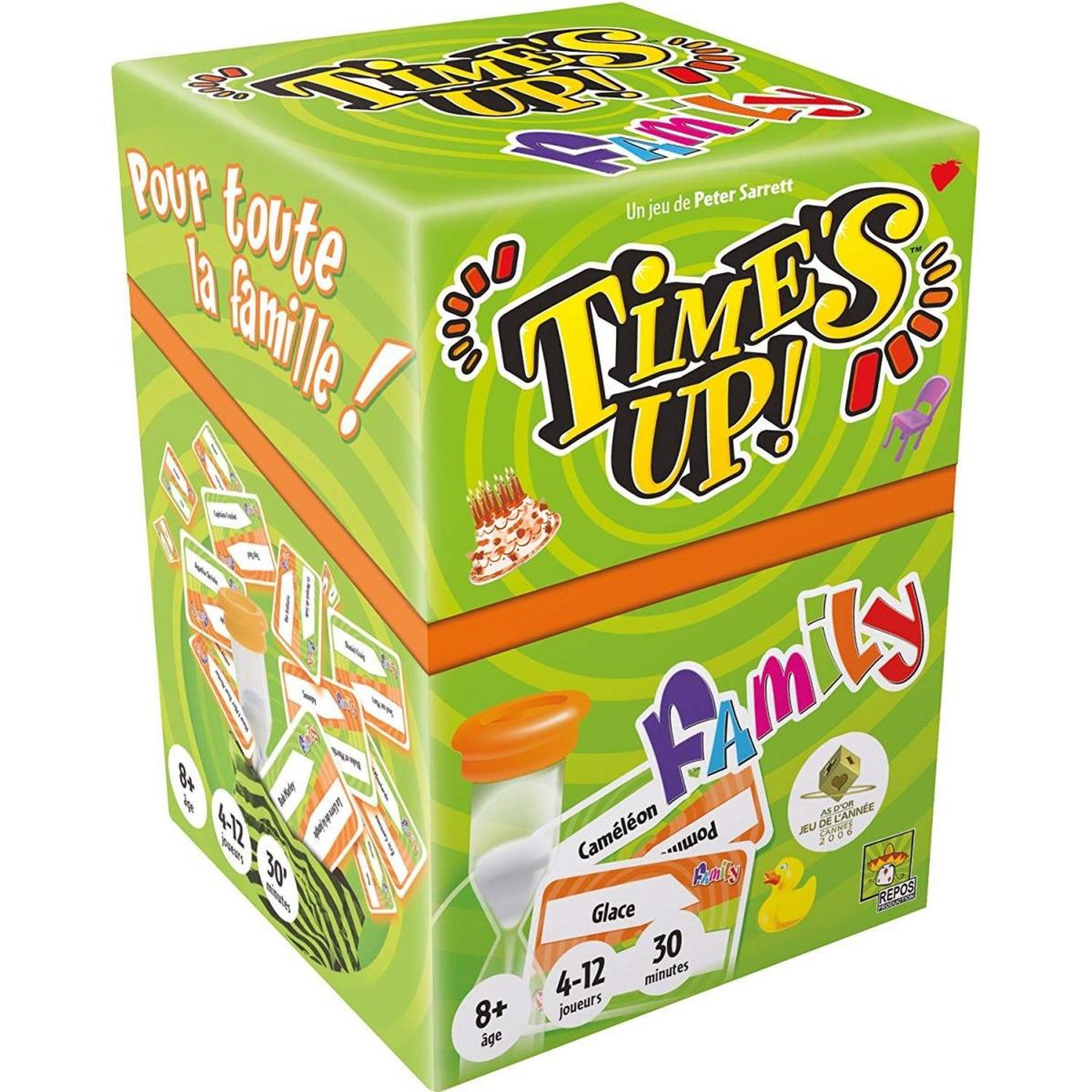 Voir la diapositive 1 : Asmodee Time s Up Family 1 version vert