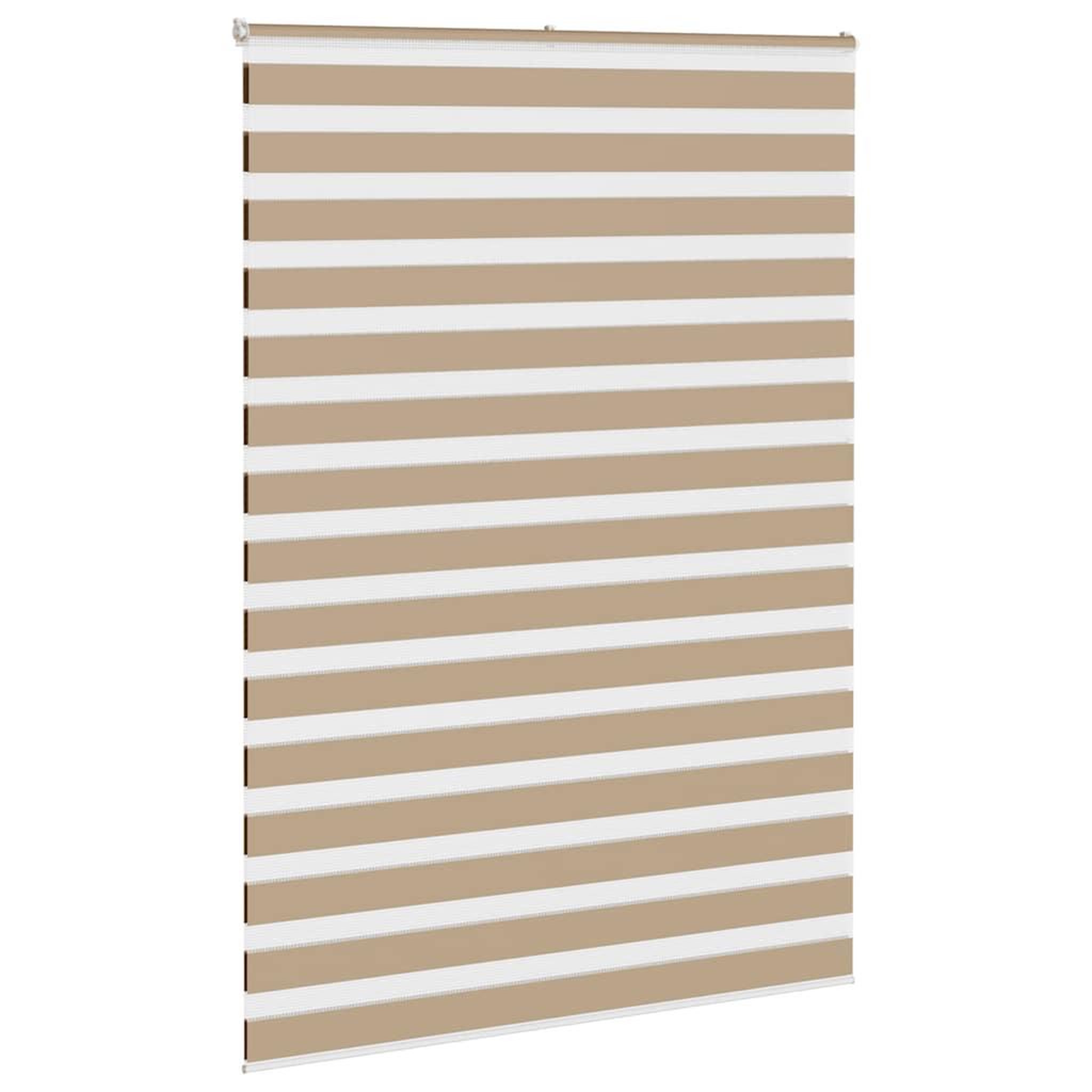 Voir la diapositive 3 : VIDAXL Store zebre marron sable largeur du tissu 155,9 cm polyester