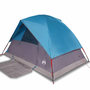 Voir la diapositive 2 : VIDAXL Tente de camping a dome 4 personnes bleu impermeable
