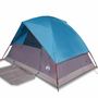 Voir la diapositive 2 : VIDAXL Tente de camping a dome 4 personnes bleu impermeable