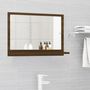 Voir la diapositive 1 : VIDAXL Miroir de bain Chene marron 60x10,5x37 cm Bois d'ingenierie