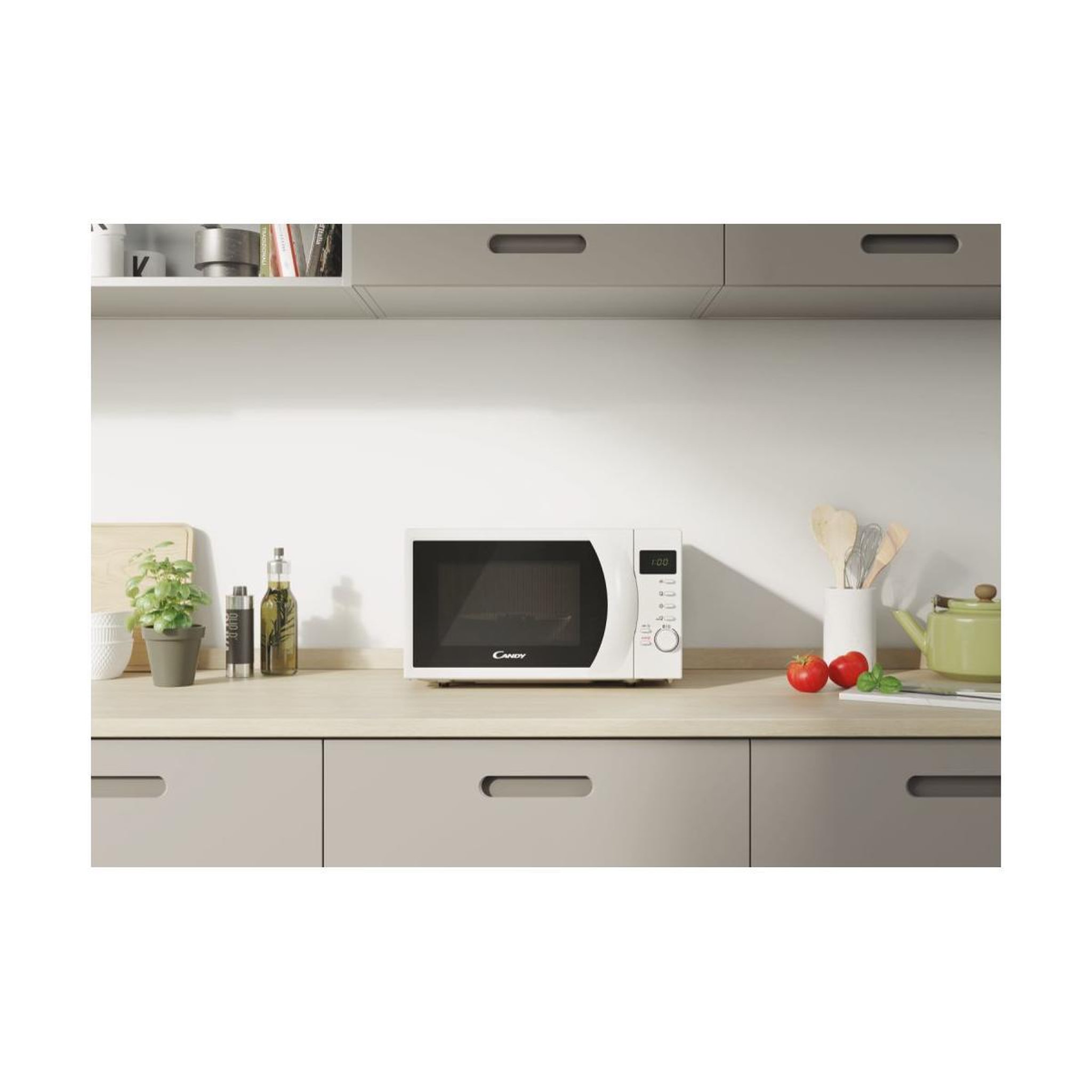 Voir la diapositive 3 : Candy Four à micro-ondes Candy CMW2070DW 20 L Puissance 700 W Blanc