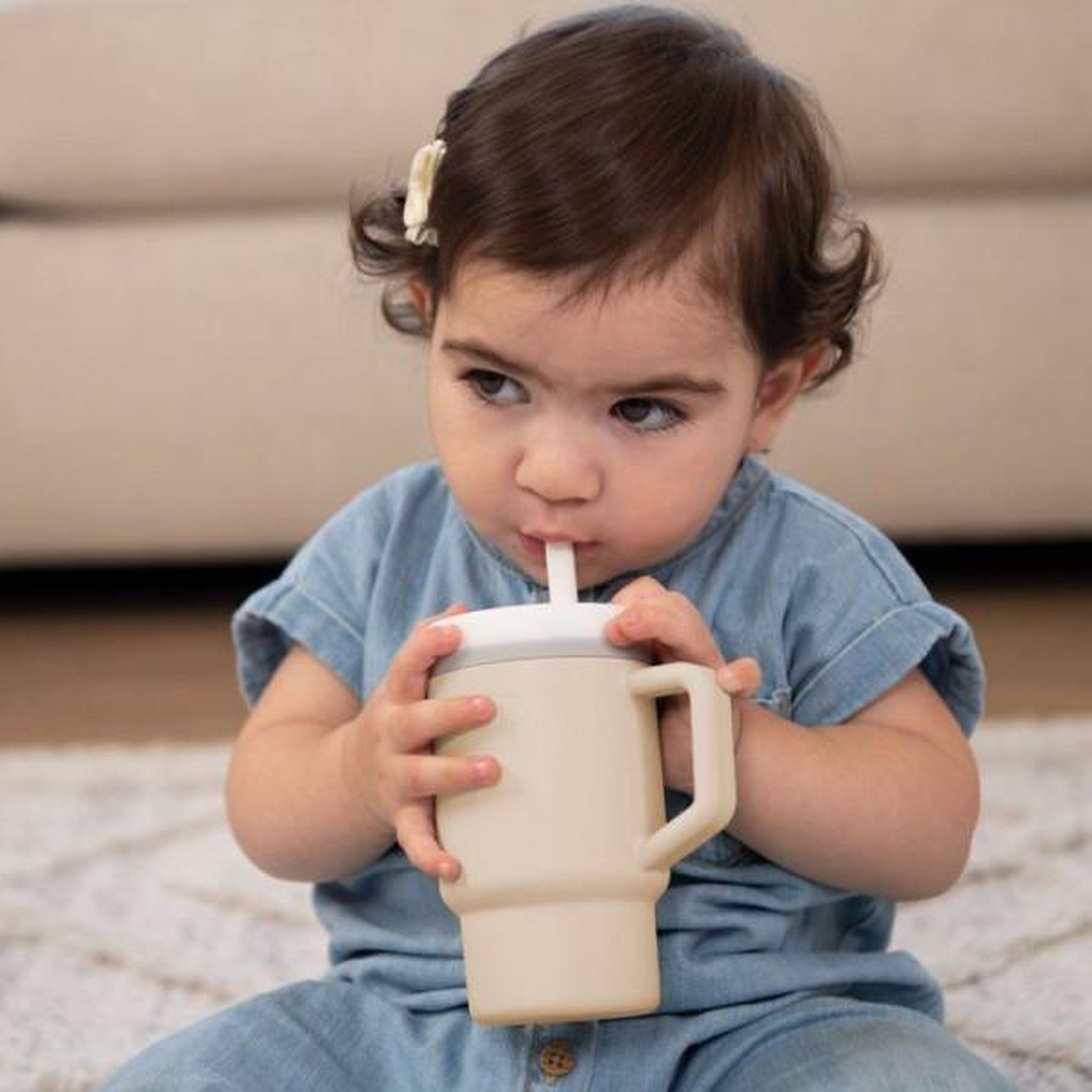 Voir la diapositive 3 : INFANTINO Ma premiere tasse silicone - infantino - 255 ml - sand