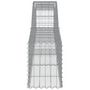 Voir la diapositive 5 : VIDAXL Paniers a gabions arques 3 pcs 400x30x40/60 cm Fer galvanise