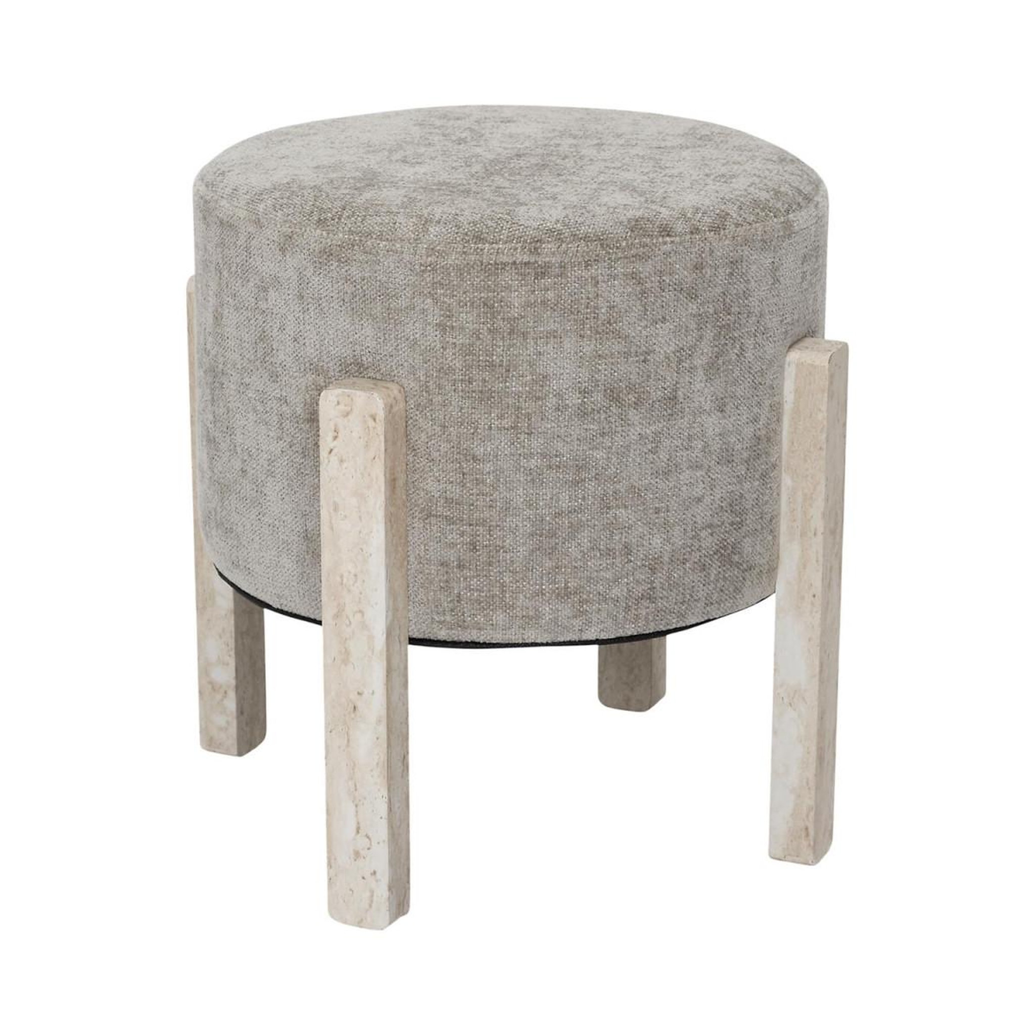 The Home Deco Factory Tabouret design  emilia  35cm taupe