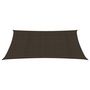 Voir la diapositive 3 : VIDAXL Voile d'ombrage 160 g/m^2 Marron 3,5x5 m PEHD