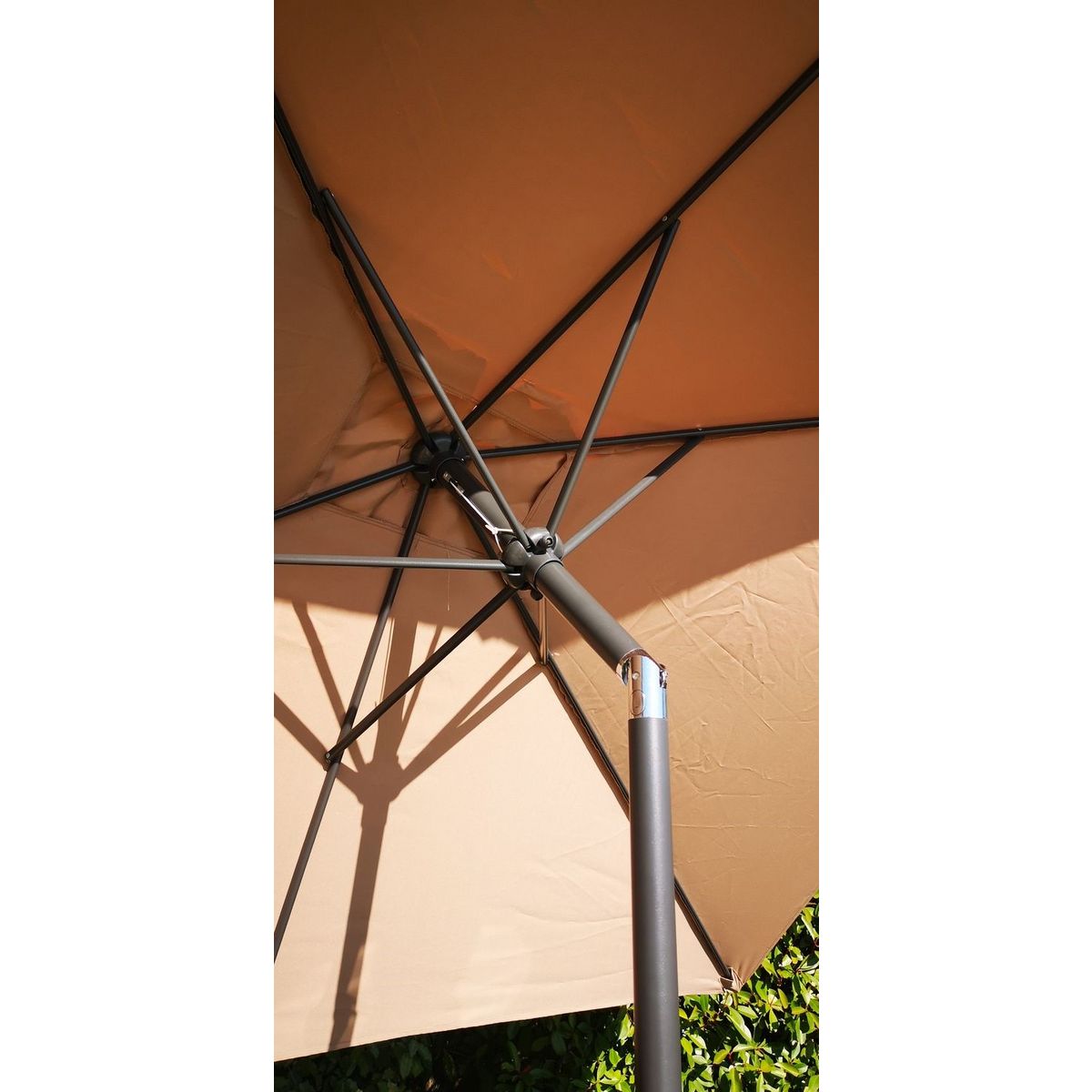 GIvex Parasol droit - Taupe - 2x3m - TILT
