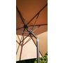 Voir la diapositive 4 : GIvex Parasol droit - Taupe - 2x3m - TILT