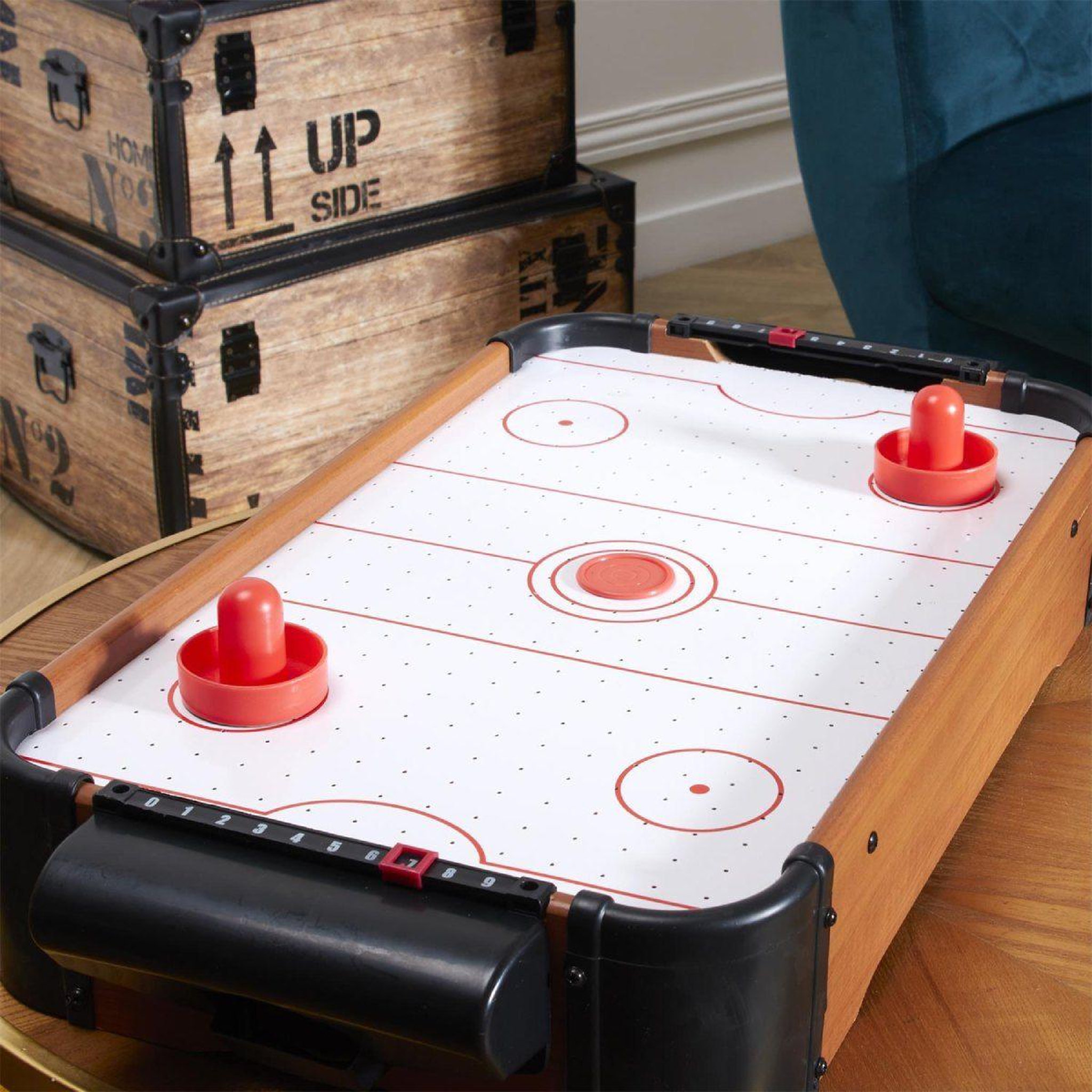 Voir la diapositive 6 : MISTER GADGET Jeu de Palet à Air Pulsé  Hockey  56cm Multicolore