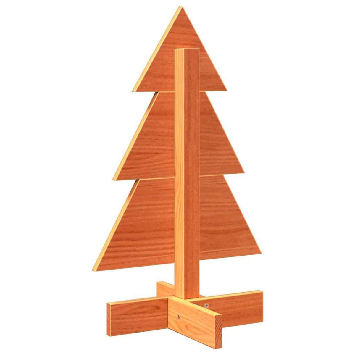 VIDAXL Arbre de Noël en bois pour decoration 60 cm bois de pin massif