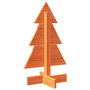 Voir la diapositive 5 : VIDAXL Arbre de Noël en bois pour decoration 60 cm bois de pin massif