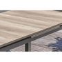 Voir la diapositive 2 : Paris Prix Table de Jardin Extensible Imitation Bois  Floride  180-240cm Gris Anthracite