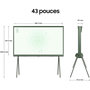 Voir la diapositive 3 : Samsung TV QLED The Serif TQ43LS01D Vert 2024