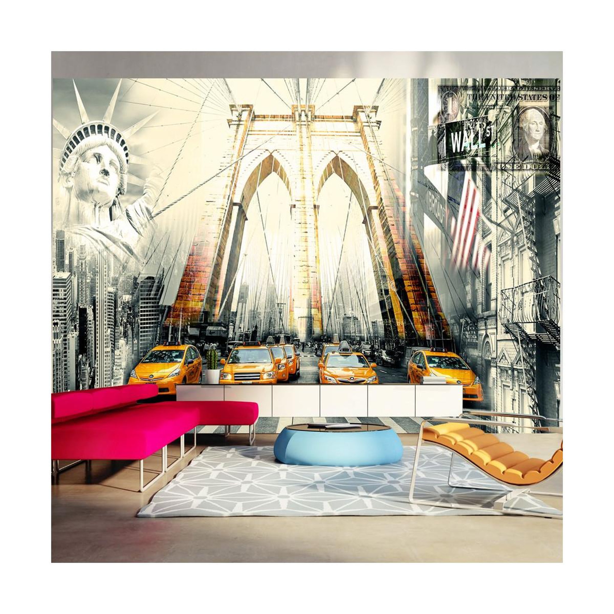 Paris Prix Papier peint  urban living. Coloris disponibles : Multicolore