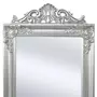 VIDAXL Miroir sur pied Style baroque 160x40 cm Argente
