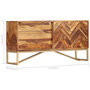 Voir la diapositive 6 : VIDAXL Buffet 118x30x60 cm Bois massif de Sesham