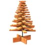 Voir la diapositive 5 : VIDAXL Arbre de Noël en bois pour décoration 80 cm bois de pin massif