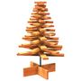 Voir la diapositive 5 : VIDAXL Arbre de Noël en bois pour décoration 80 cm bois de pin massif