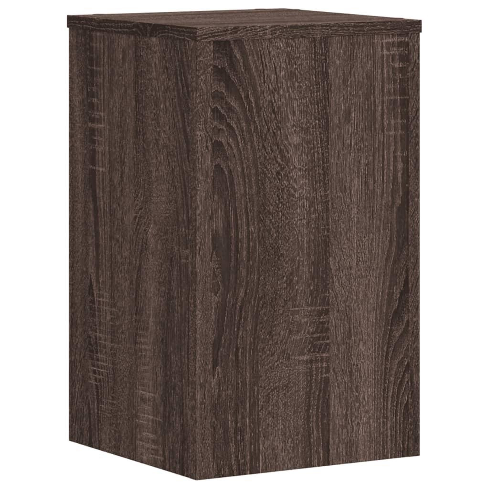 Voir la diapositive 4 : VIDAXL Supports pour plantes 2 pcs chene marron bois d'ingenierie