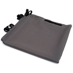 ID MARKET Lot de 2 rideaux pour pergola 3 et 4 M gris panneaux muraux avec fermeture éclair