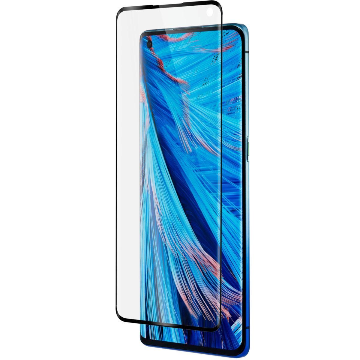 Qdos Protège écran Oppo Find X2 Neo Verre trempé noir