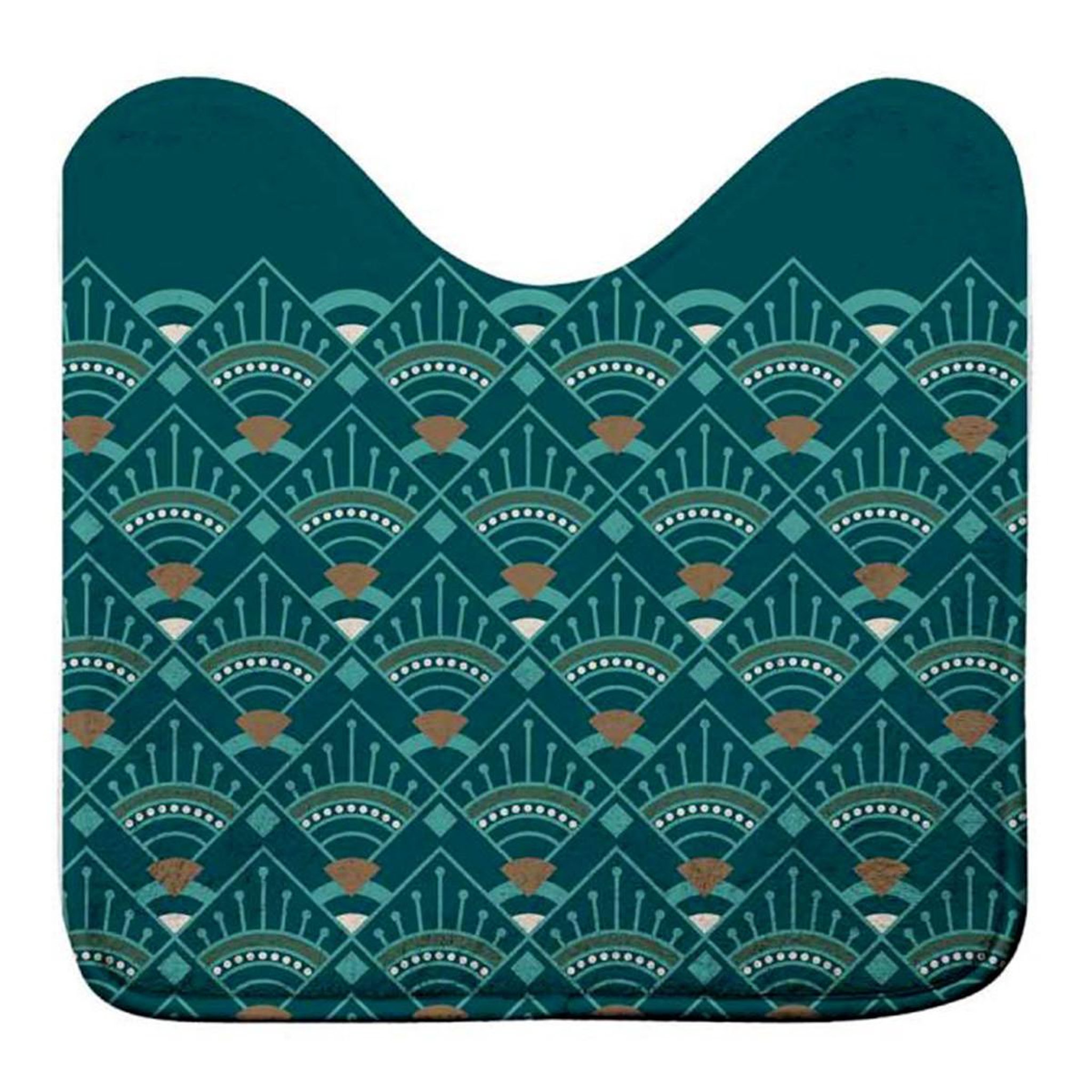Voir la diapositive 1 : Douceur d'Intérieur Tapis wc imprimé  imperia  45x45cm vert
