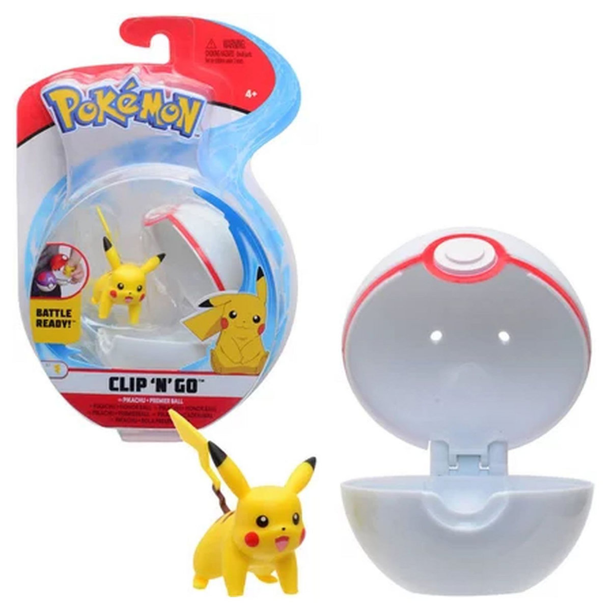 BANDAI Clip 'N' Go Poké Ball et figurine 5 cm Pikachu Pokémon