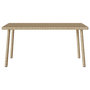Voir la diapositive 4 : VIDAXL Table basse de jardin rectangulaire beige 80x40x37 cm rotin