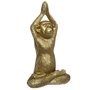 ATMOSPHERA Objet résine singe yoga doré 17 cm X3