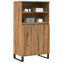 Voir la diapositive 3 : VIDAXL Buffet haut chene artisanal 60x36x110 cm bois d'ingenierie
