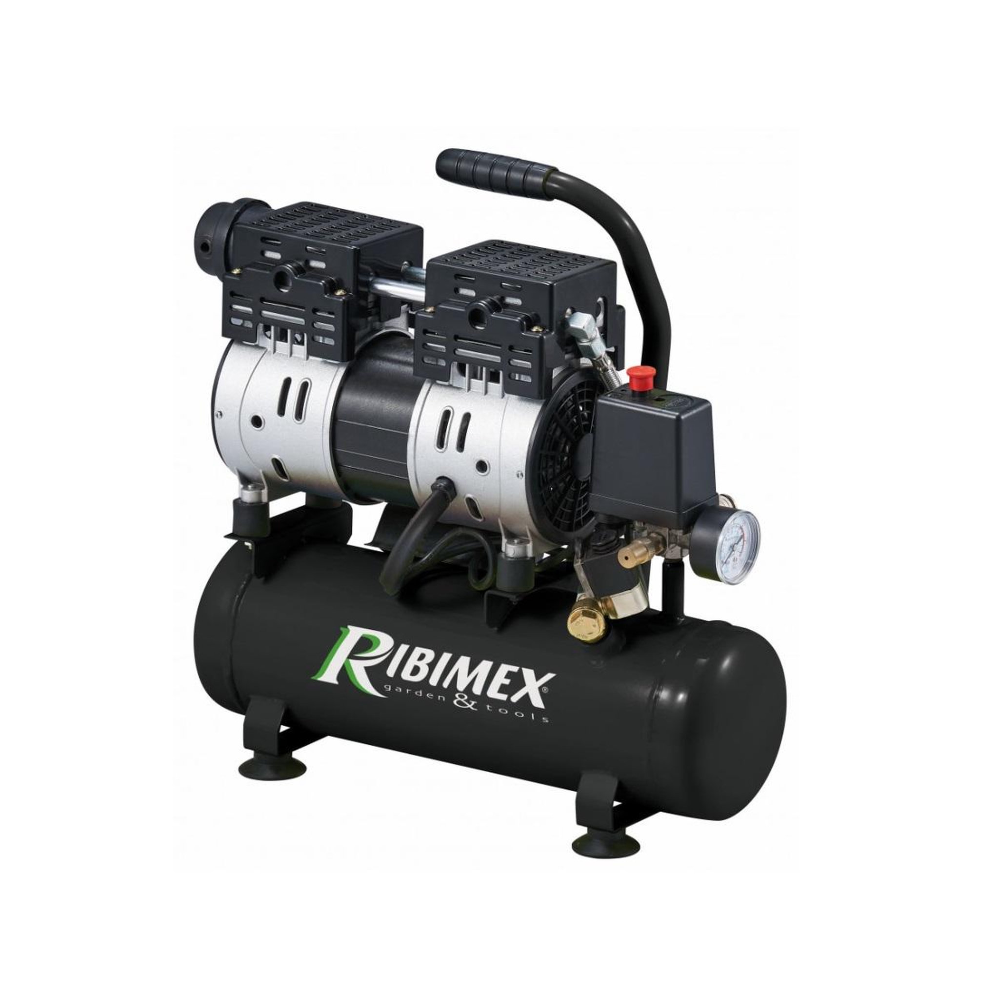 Ribimex Compresseur éléctrique 1cv 6l silencieux - prcomp1/06silr