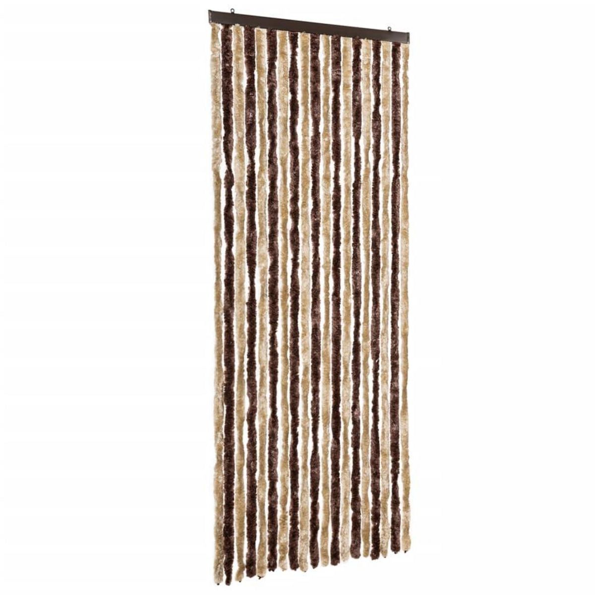 VIDAXL Moustiquaire Beige et marron clair 56 x 185 cm Chenille
