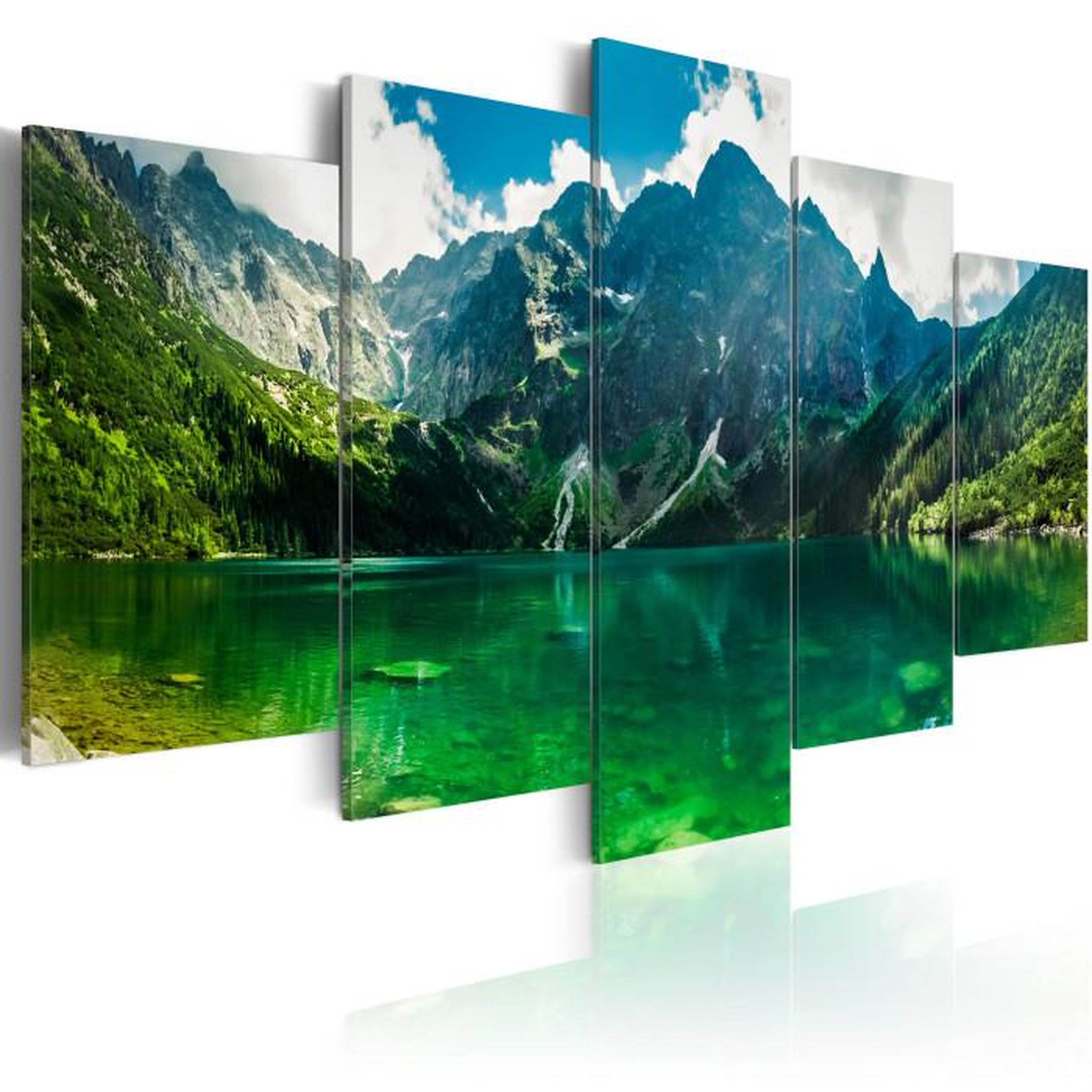 Paris Prix Tableau Imprimé  Calme des Montagnes. Coloris disponibles : Multicolore