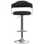 Voir la diapositive 3 : VIDAXL Tabourets de bar lot de 2 noir bois courbe et similicuir
