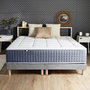 Voir la diapositive 6 : IDLITERIE Ensemble matelas ressort 7 zones KING STYLE, mémoire de forme, sommier, couette, oreillers