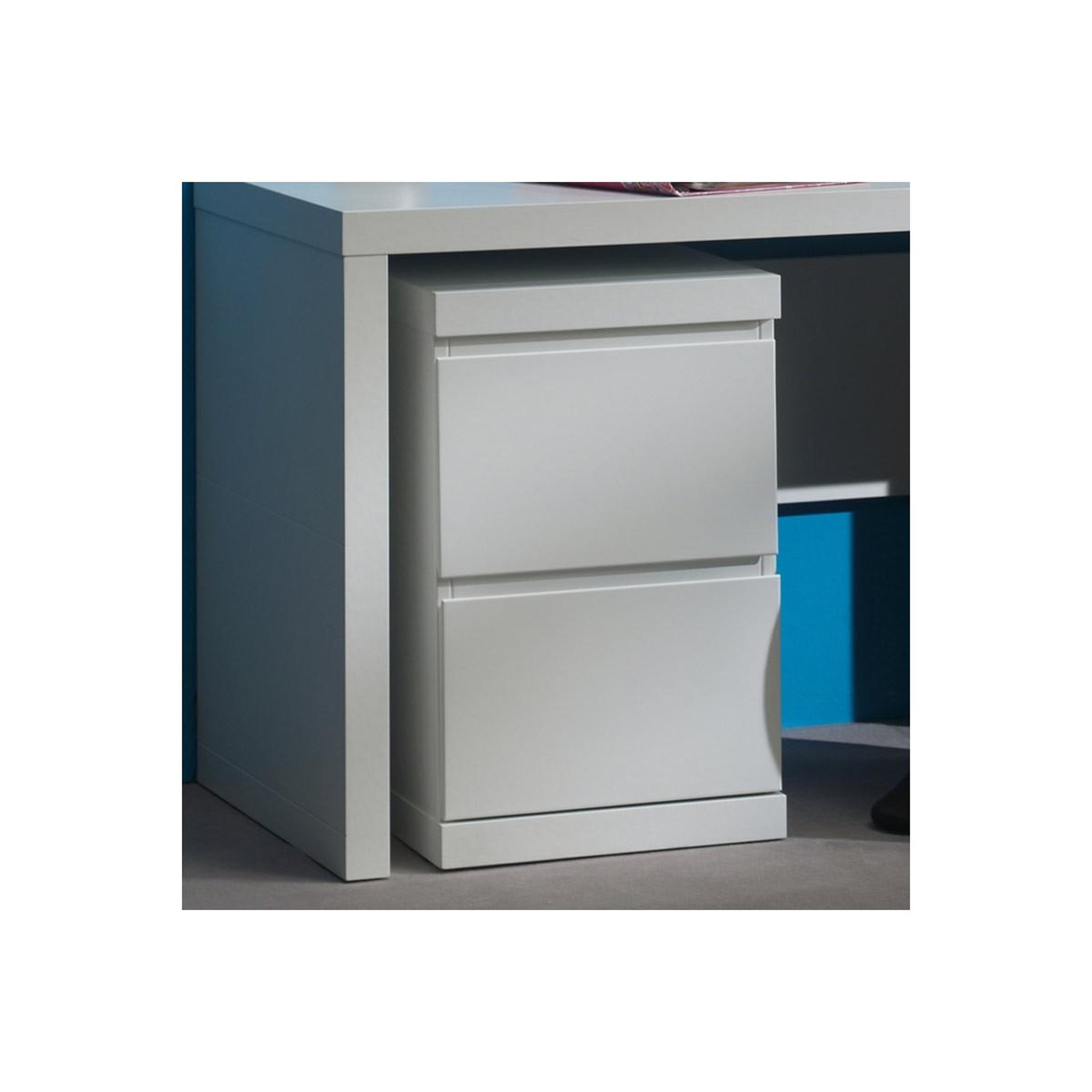 Voir la diapositive 2 : Paris Prix Caisson de bureau enfant  lara  65cm blanc