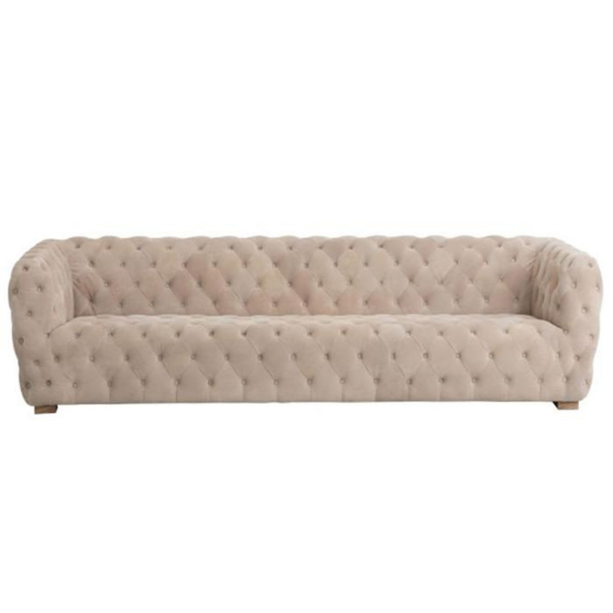 Paris Prix Canapé 3 Places Capitonné  Royal  239cm Beige