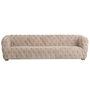 Voir la diapositive 2 : Paris Prix Canapé 3 Places Capitonné  Royal  239cm Beige