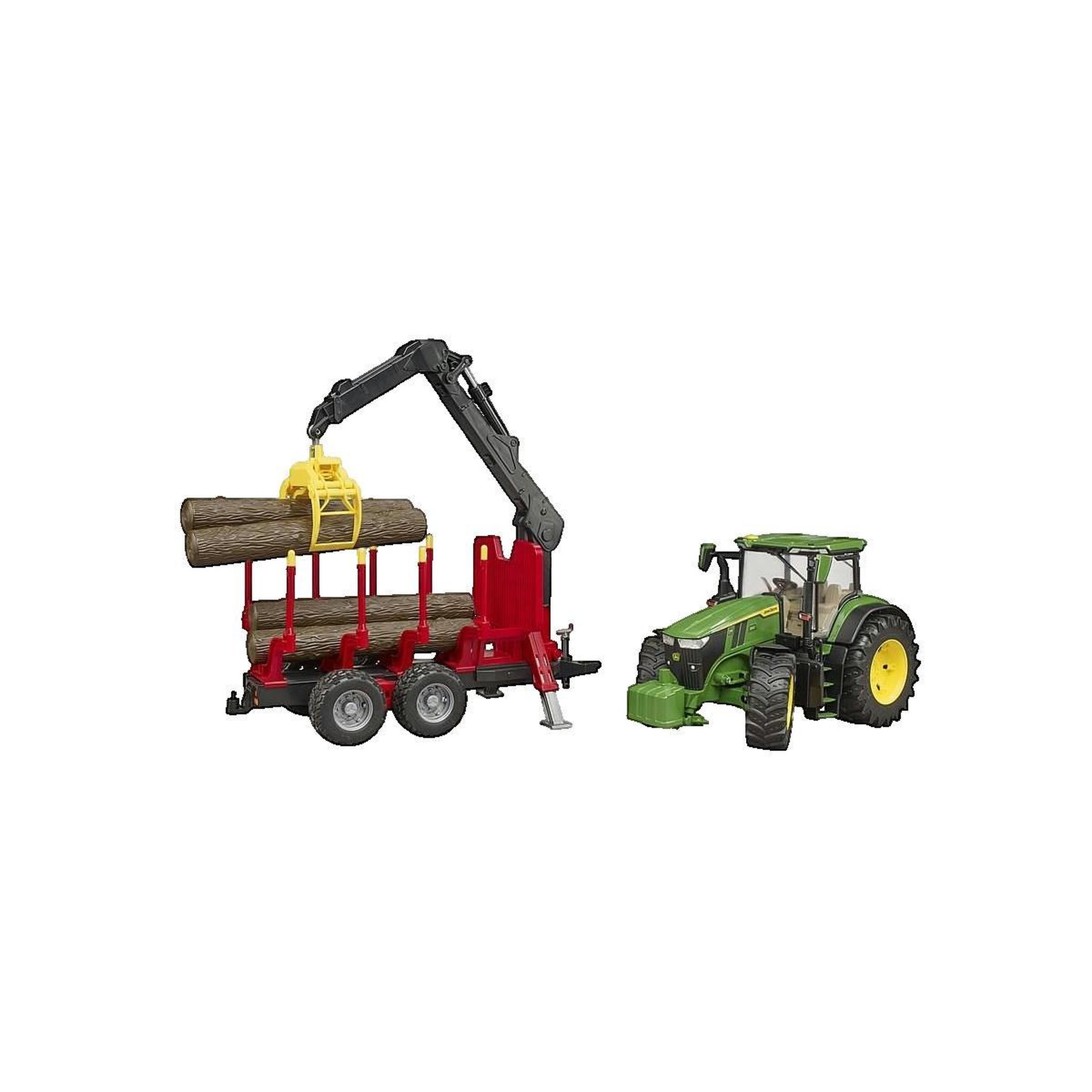 Voir la diapositive 3 : Bruder Tracteur Bruder John Deere 7R 350 vert