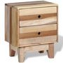 Voir la diapositive 1 : VIDAXL Table de chevet Bois de recuperation massif