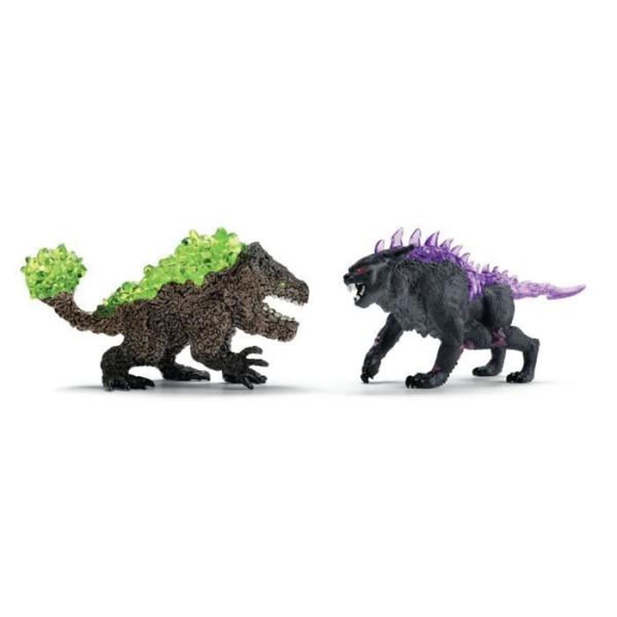 Schleich Figurines duo lynx des ténebres vs broyeur de pierre, schleich 70827 eldrador creatures, des 6 ans