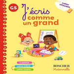 J'ECRIS COMME UN GRAND GS. UN CAHIER EFFACABLE POUR S'ENTRAINER A ECRIRE A L'INFINI, Marygribouille